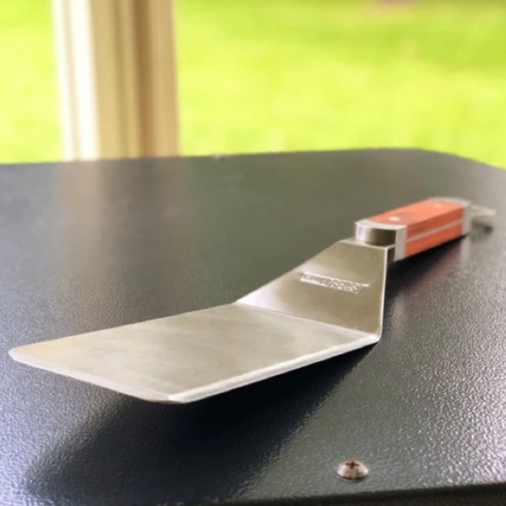 Large Stainless Steel Meat Flipper Spatula NWT